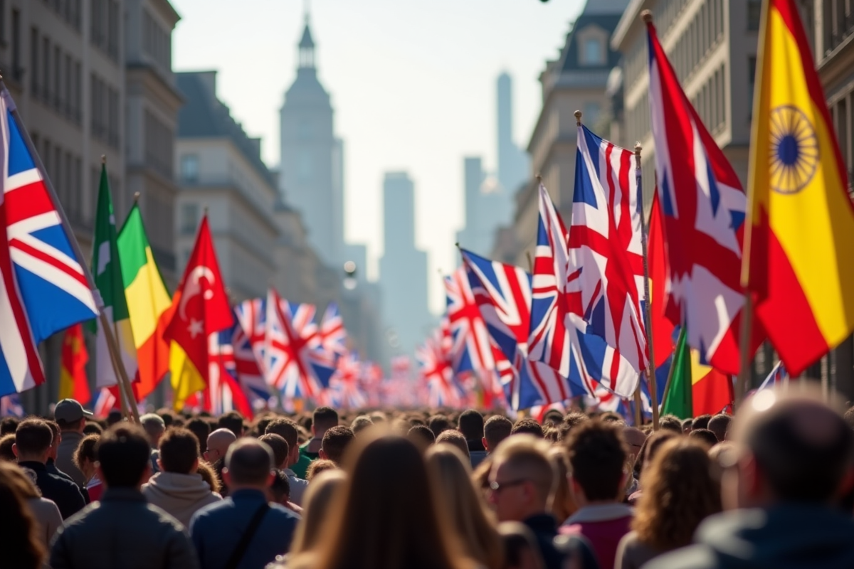 drapeaux anglophones